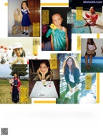 Kako Kondo 近藤夏子, FLASH 2023.01.03 (フラッシュ 2023年1月3日号) A magazine spread with a bunch of pictures of children.